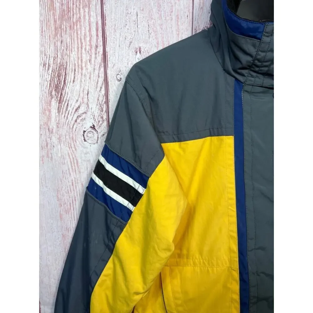 Marker Ski/Snowboard Insulated 2 In 1 Jacket Coat Yellow Gray Youth Size 6